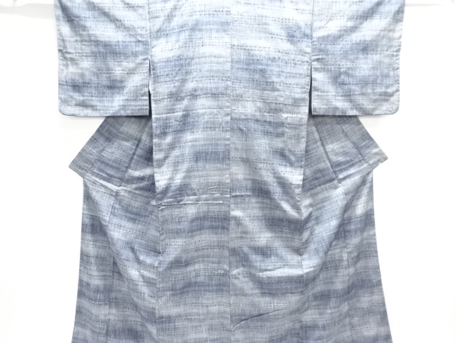 JAPANESE KIMONO / MAWATA TSUMUGI / WOVEN STRIPE